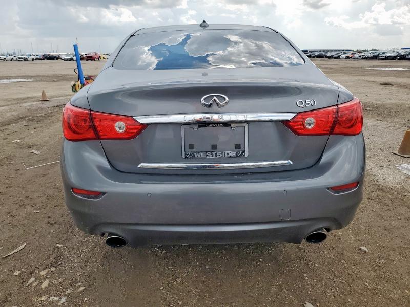 JN1CV7AP9HM640069 - 2017 INFINITI Q50 BASE Արծաթագույն լուսանկար 6