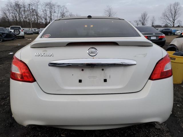 1N4AA51E09C842749 - 2009 NISSAN MAXIMA S WHITE photo 6