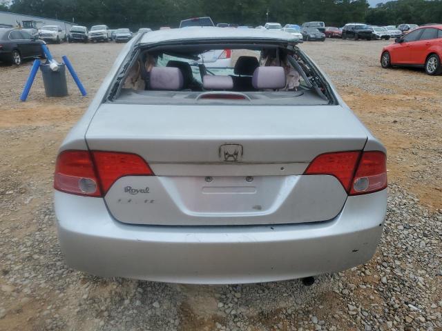 2HGFA165X8H304946 - 2008 HONDA CIVIC LX SILVER photo 6