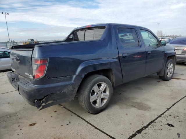 5FPYK1F58CB460011 - 2012 HONDA RIDGELINE RTL BLUE photo 3