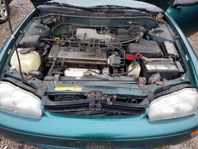 1Y1SK5267TZ026088 - 1996 GEO PRIZM BASE GREEN photo 11