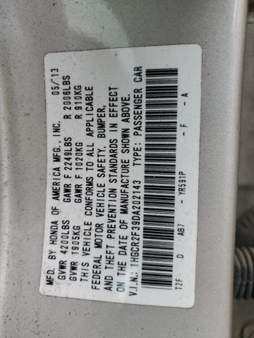 1HGCR2F39DA202143 - 2013 HONDA ACCORD LX GOLD photo 12