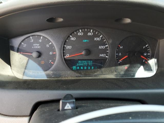 2G1WB57N091218775 - 2009 CHEVROLET IMPALA LS BLACK photo 9