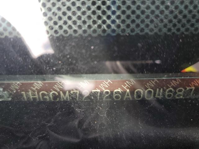 1HGCM72726A004687 - 2006 HONDA ACCORD EX ვერცხლისფერი ფოტო 13