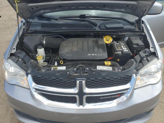 2C4RDGCGXJR224672 - 2018 DODGE GRAND CARAVAN SXT 银色 照片 12