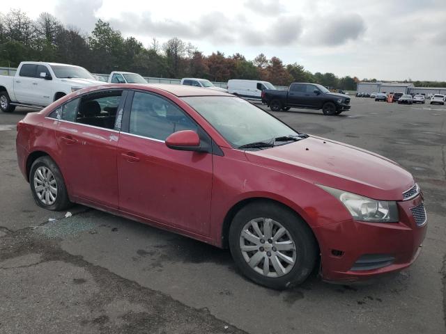 1G1PF5S9XB7192309 - 2011 CHEVROLET CRUZE LT RED photo 4