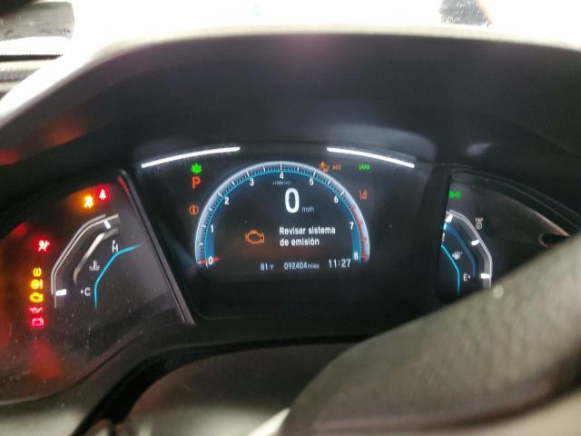 SHHFK7H35LU413404 - 2020 HONDA CIVIC LX WHITE photo 9