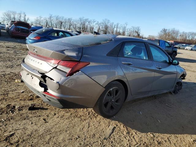 KMHLS4AG5NU315043 - 2022 HYUNDAI ELANTRA SEL GRAY photo 3