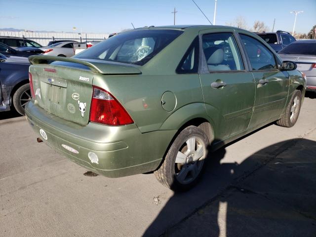 1FAHP34N37W124086 - 2007 FORD FOCUS ZX4 GREEN photo 3