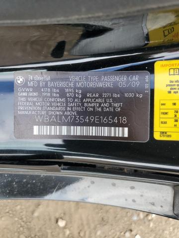 WBALM73549E165418 - 2009 BMW Z4 SDRIVE35I Schwarz Foto 12