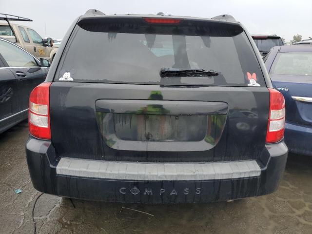 1J8FT47W07D143352 - 2007 JEEP COMPASS BLACK photo 6