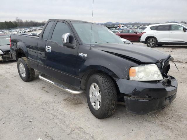 1FTRF12W65NA64972 - 2005 FORD F150 BLACK photo 4