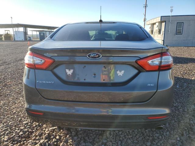 3FA6P0H72ER177198 - 2014 FORD FUSION SE GRAY photo 6