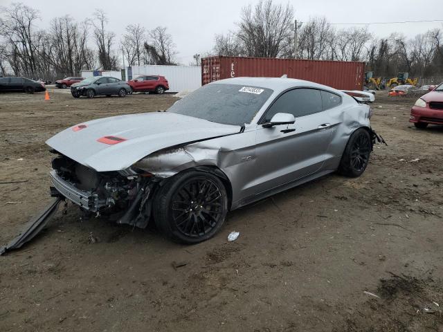 1FA6P8CF9M5126022 - 2021 FORD MUSTANG GT SILVER photo 1