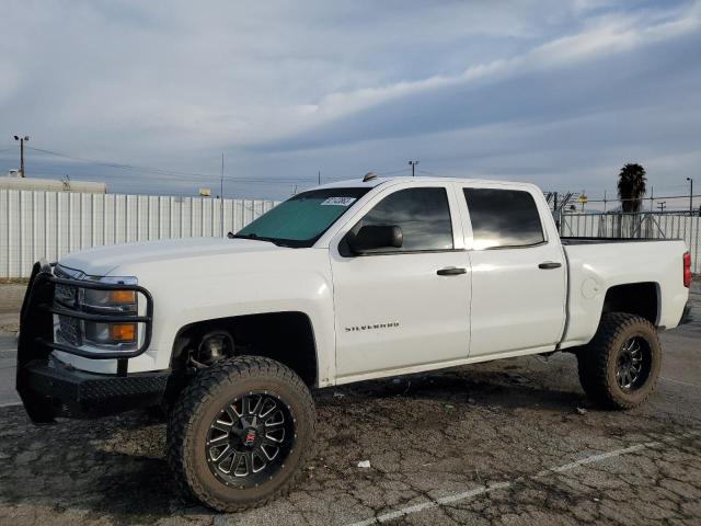 3GCUKREC8EG417808 - 2014 CHEVROLET SILVERADO K1500 LT WHITE photo 1