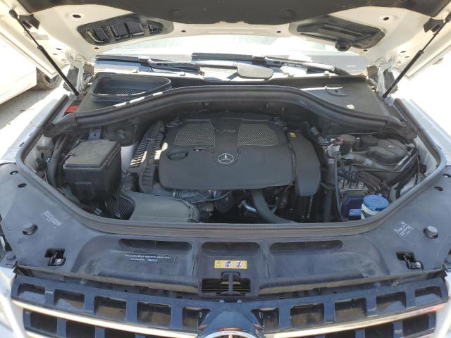4JGDA5HB8EA426582 - 2014 MERCEDES-BENZ ML 350 4MATIC WHITE photo 12