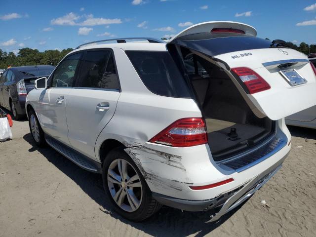 4JGDA5HB8EA426582 - 2014 MERCEDES-BENZ ML 350 4MATIC WHITE photo 2
