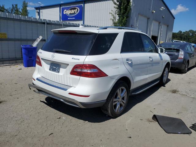 4JGDA5HB8EA426582 - 2014 MERCEDES-BENZ ML 350 4MATIC WHITE photo 3