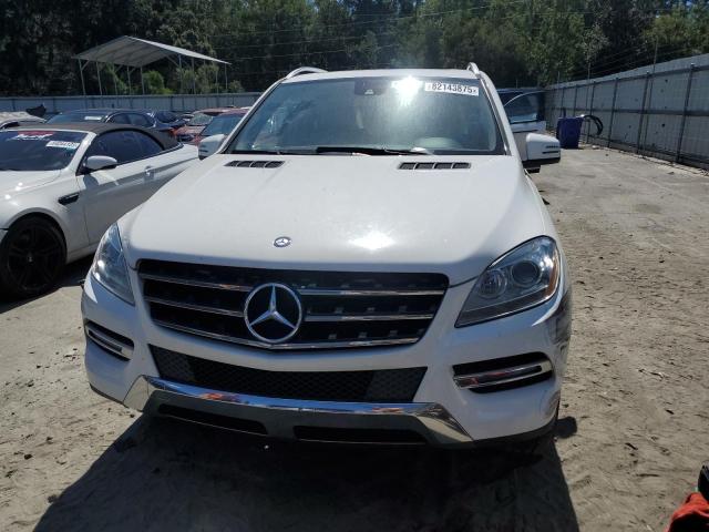 4JGDA5HB8EA426582 - 2014 MERCEDES-BENZ ML 350 4MATIC WHITE photo 5