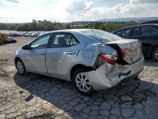 2T1BURHE8EC214720 - 2014 TOYOTA COROLLA L SILVER photo 2