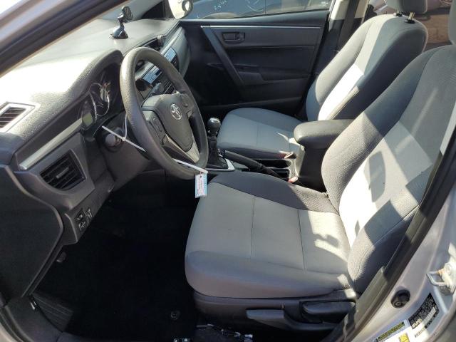 2T1BURHE8EC214720 - 2014 TOYOTA COROLLA L SILVER photo 7