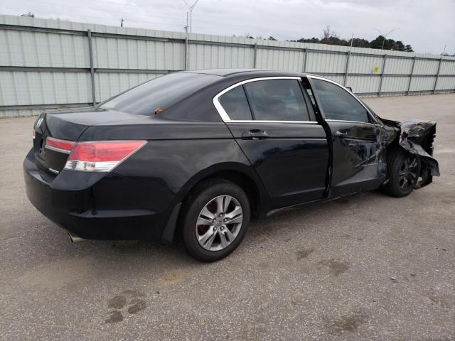 1HGCP2F61CA025909 - 2012 HONDA ACCORD SE BLACK photo 3