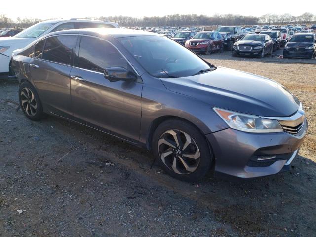 1HGCR3F83GA019651 - 2016 HONDA ACCORD EXL GRAY photo 4