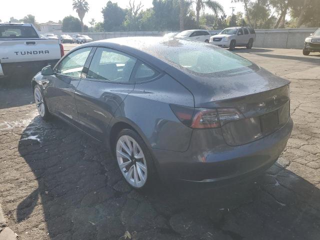 5YJ3E1EA6NF186853 - 2022 TESLA MODEL 3 Plata foto 2