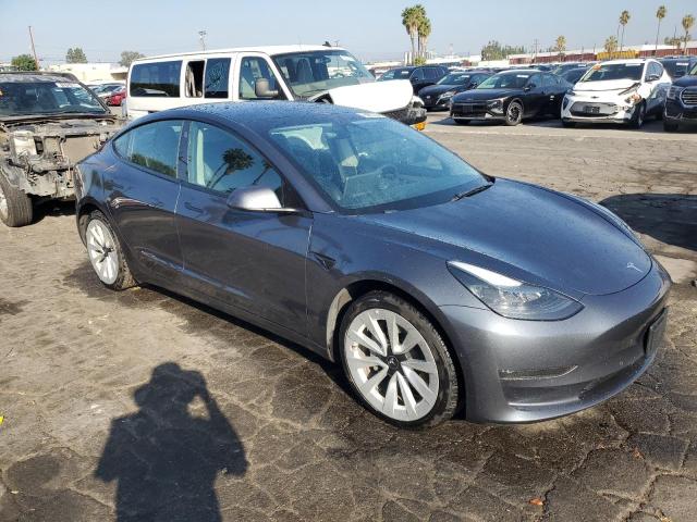 5YJ3E1EA6NF186853 - 2022 TESLA MODEL 3 Plata foto 4