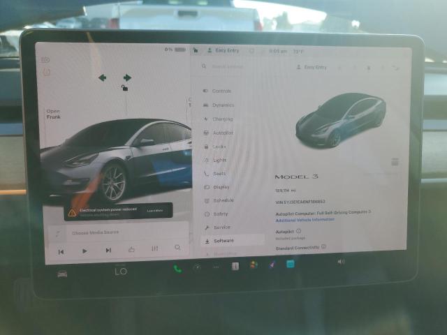 5YJ3E1EA6NF186853 - 2022 TESLA MODEL 3 Plata foto 9