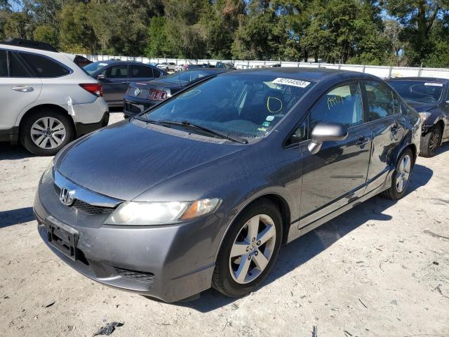 19XFA1F69BE009525 - 2011 HONDA CIVIC LX-S Մոխրագույն լուսանկար 1