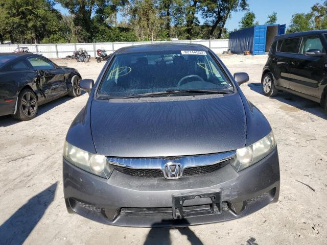 19XFA1F69BE009525 - 2011 HONDA CIVIC LX-S Մոխրագույն լուսանկար 5