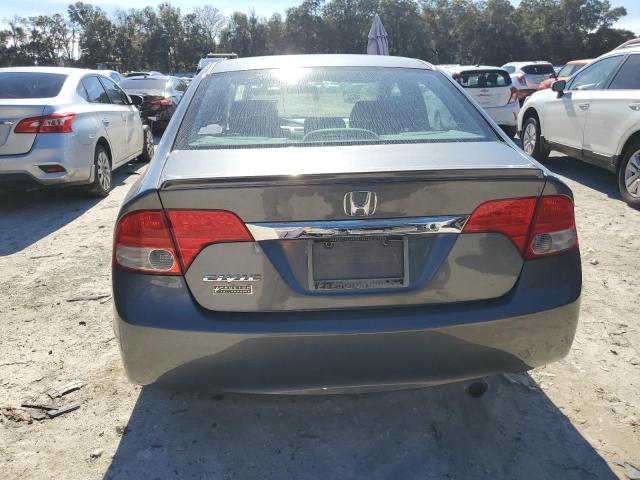 19XFA1F69BE009525 - 2011 HONDA CIVIC LX-S Մոխրագույն լուսանկար 6