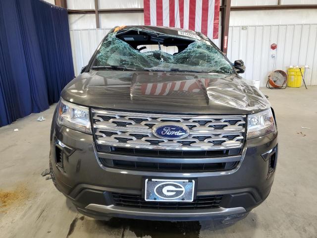 1FM5K7D81JGB84314 - 2018 FORD EXPLORER XLT GRAY photo 5