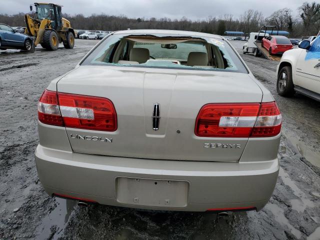 3LNHM26156R605929 - 2006 LINCOLN ZEPHYR TAN photo 6