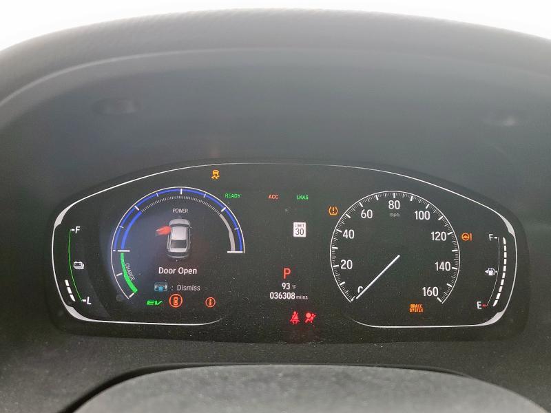 19XZE4F50KE018043 - 2019 HONDA INSIGHT EX MAROON photo 9