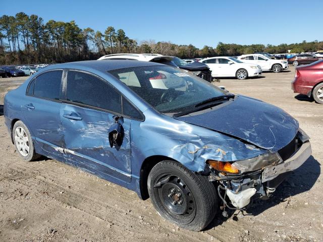 2HGFA16528H534156 - 2008 HONDA CIVIC LX BLUE photo 4