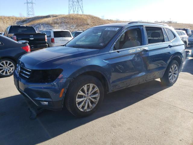 3VV0B7AX7JM015173 - 2018 VOLKSWAGEN TIGUAN S BLUE photo 1