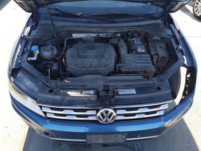 3VV0B7AX7JM015173 - 2018 VOLKSWAGEN TIGUAN S BLUE photo 12