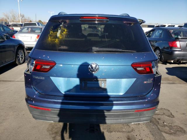 3VV0B7AX7JM015173 - 2018 VOLKSWAGEN TIGUAN S BLUE photo 6