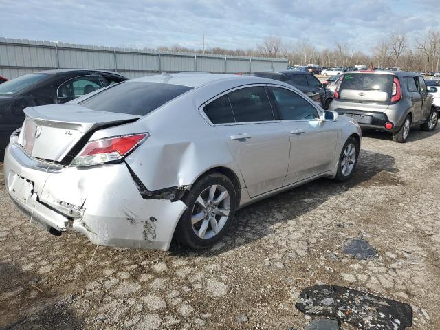 19UUA8F5XCA010938 - 2012 ACURA TL SILVER photo 3