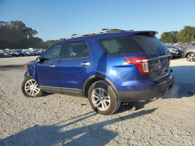 1FM5K8D87DGA75172 - 2013 FORD EXPLORER XLT 蓝色 照片 2