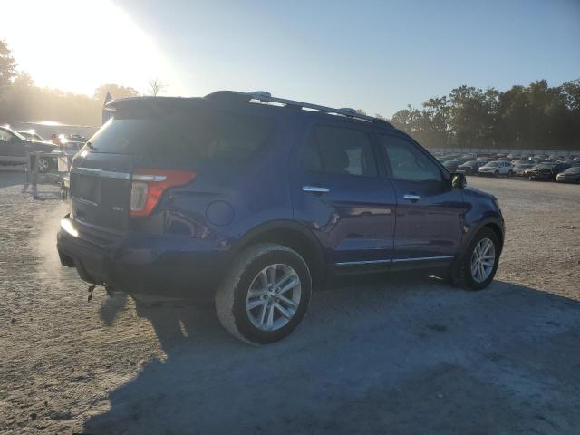 1FM5K8D87DGA75172 - 2013 FORD EXPLORER XLT 蓝色 照片 3