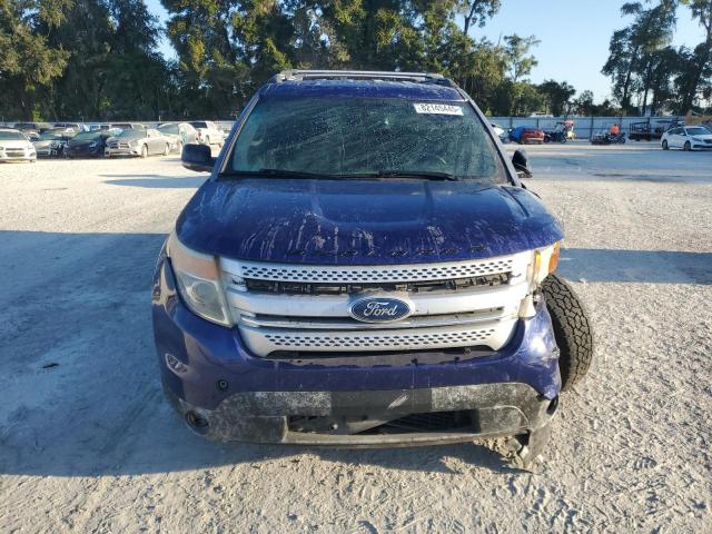 1FM5K8D87DGA75172 - 2013 FORD EXPLORER XLT 蓝色 照片 5