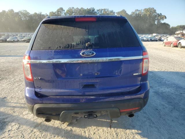 1FM5K8D87DGA75172 - 2013 FORD EXPLORER XLT 蓝色 照片 6