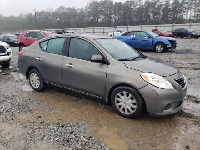 3N1CN7AP9CL933330 - 2012 NISSAN VERSA S GRAY photo 4