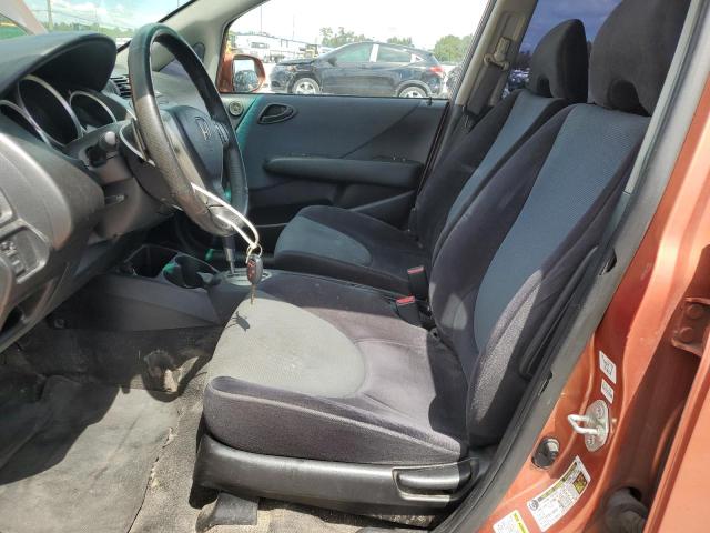 JHMGD38687S033810 - 2007 HONDA FIT S ORANGE photo 7