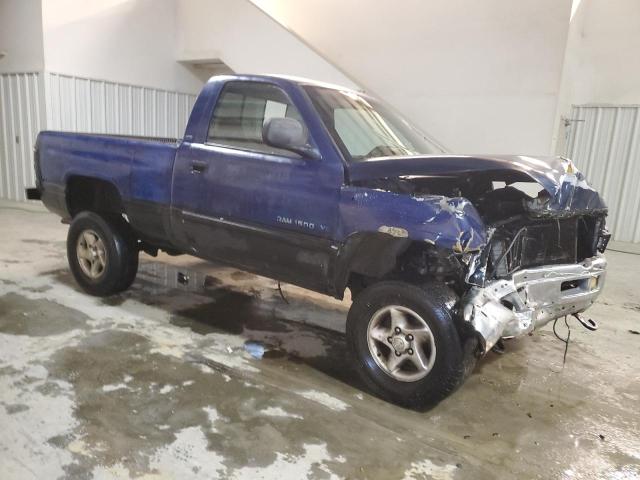 1B7HF16Z9YS591197 - 2000 DODGE RAM 1500 BLUE photo 4