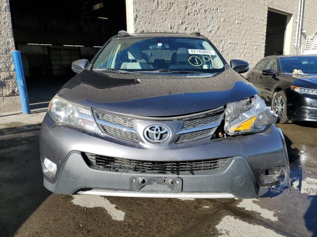 2T3RFREV8DW039547 - 2013 TOYOTA RAV4 XLE CHARCOAL photo 5