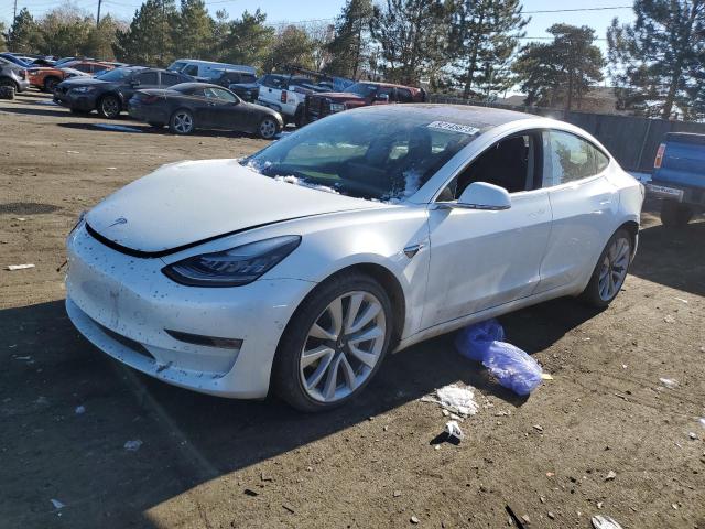 5YJ3E1EB8JF185724 - 2018 TESLA MODEL 3 WHITE photo 1